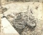 Sand Barges on the Rhne